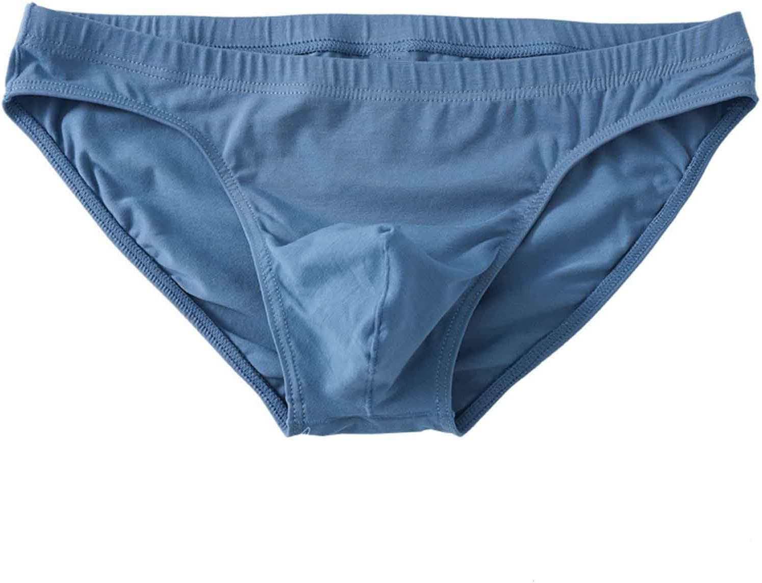 Solid Briefs for Men Breathable Stretch Comfort Daily Wear Underpants Low Rise Brief Comfortable Fit Underwear 2025
