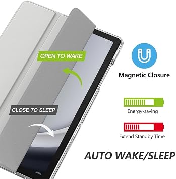 UnDePlus Samsung Galaxy Tab A11 Plus 11inç X230 ile uyumlu Kılıf PU Deri Smart Standlı Case Uyku Modlu X235 X236F