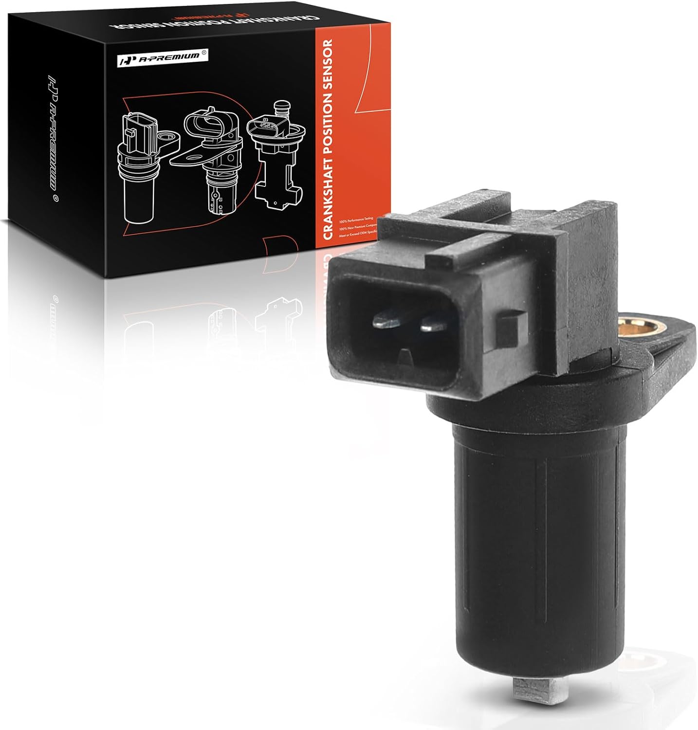 A-Premium Engine Crankshaft Position Sensor Compatible with Land Rover Range Rover 2003-2005 & BMW X5 2000-2003, Z8 2003, 4.4L 4.6L 4.8L, Replace# 12141433264, NSC0000050