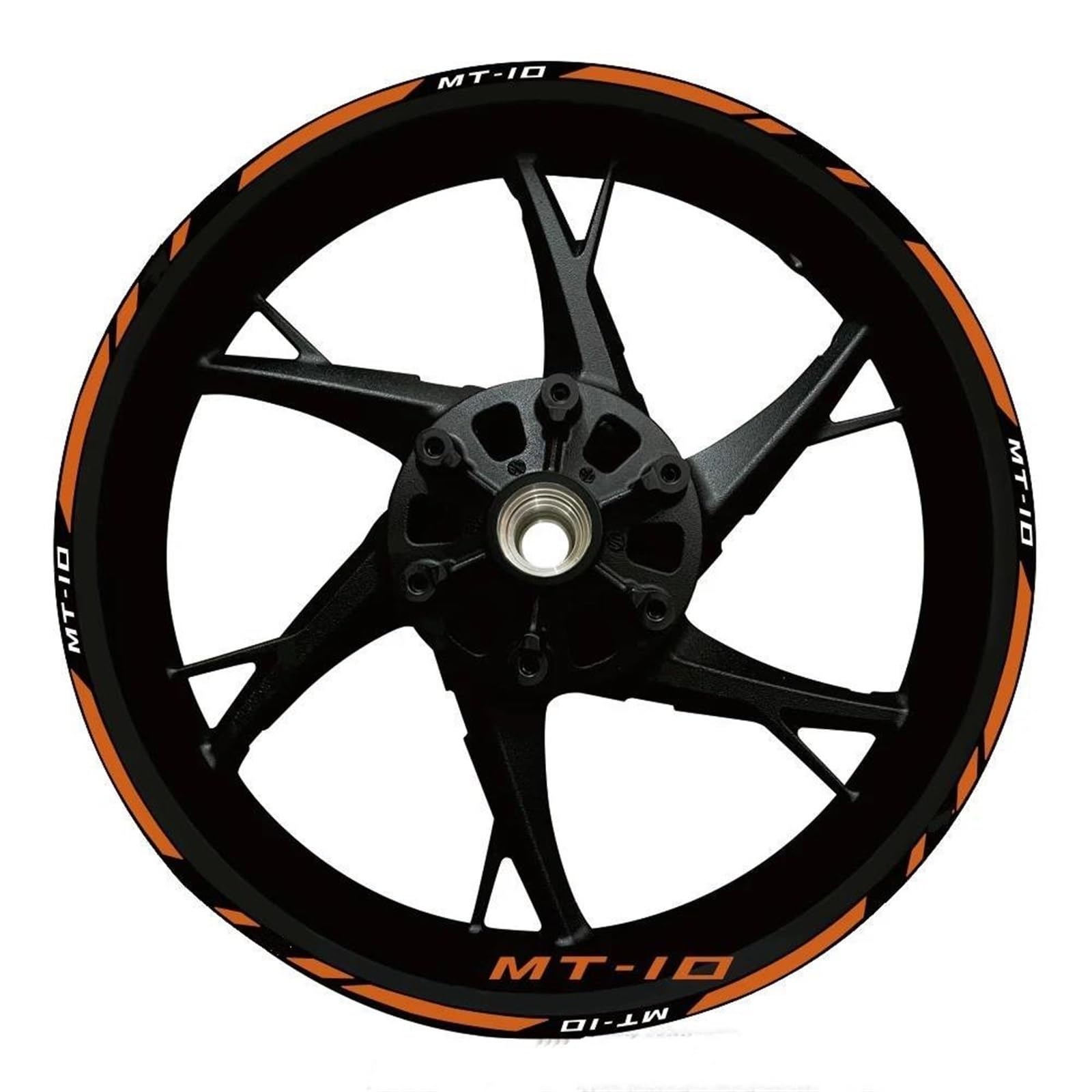 Stickers Motorcycle Accessories Wheel Stickers Reflective Decals Rims for Yamaha MT10 MT-10(Style 18)