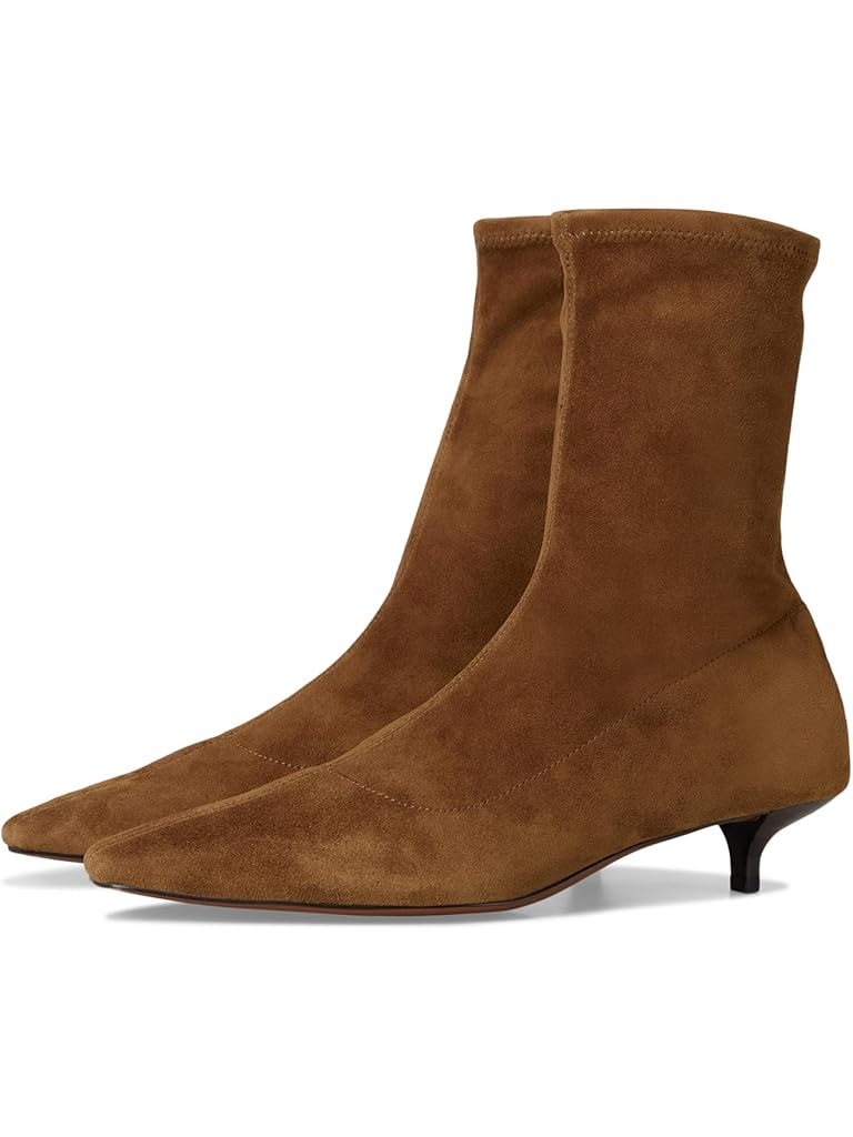 Multi Madewell Ciel Kitten Heel Glove Bootie - Suede