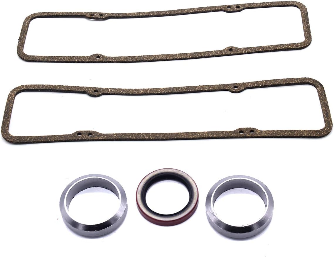 Overhaul Engine Gasket Adapter Kit Full Set Overhaul Gasket 260-1000 C350-1 Compatible with Small Block Chevy Engines SBC 283 302 307 327 350 5.7L 2 PC
