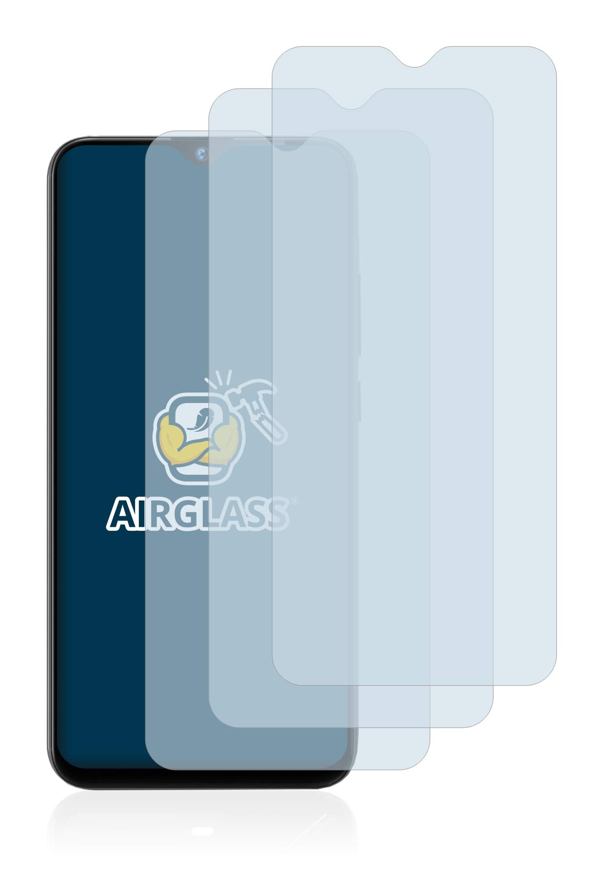 3 Pezzi BROTECT AirGlass Pellicola In Vetro Per Gigaset Gs290 3838137