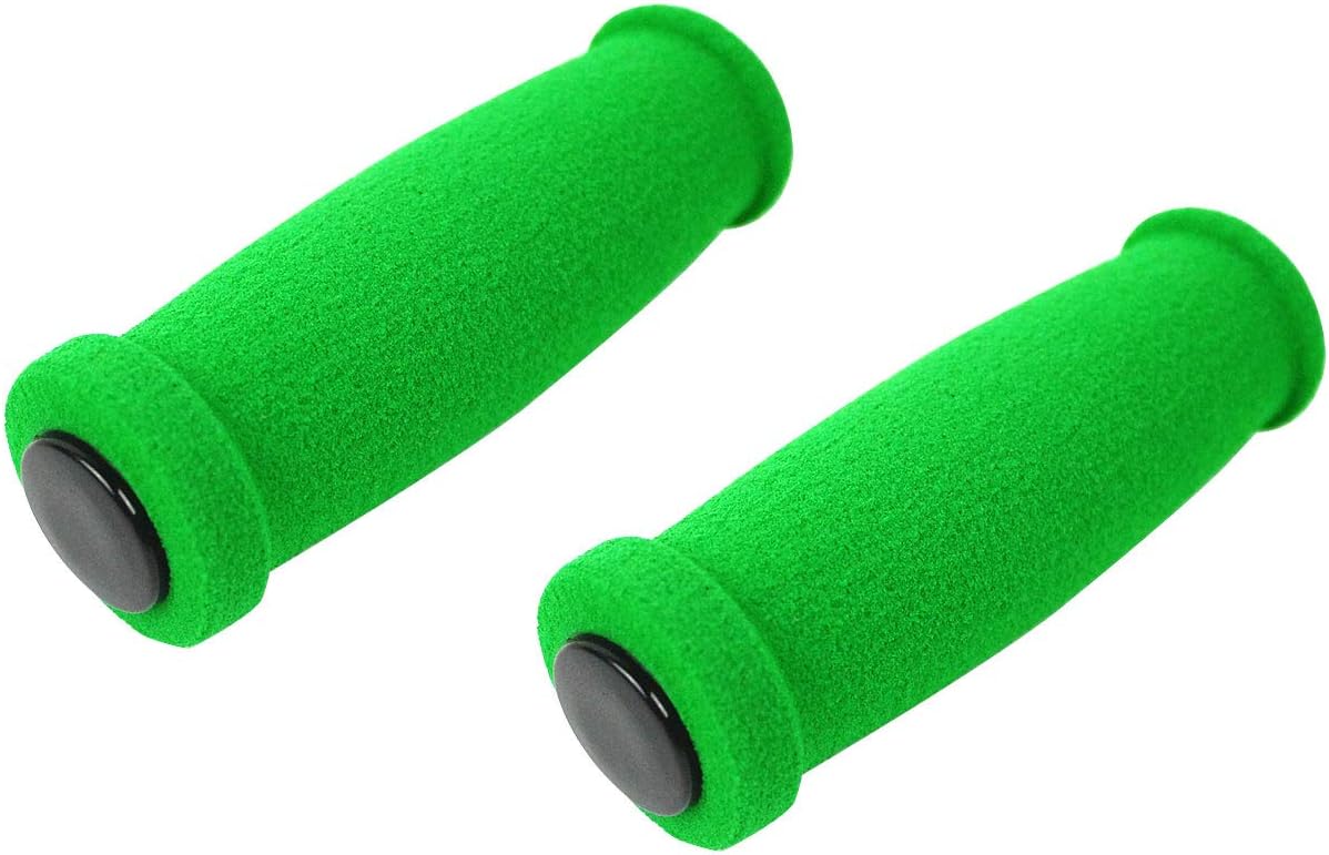 New Replacement Handle Grips for Razor Scooter - Foam Grip for Handlebar (Green)