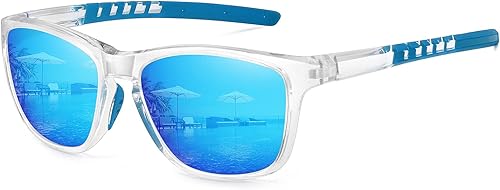 MEETSUN Gafas de sol deportivas polarizadas para mujeres y hombres, para conducir, correr, ciclismo, pesca, protección UV400