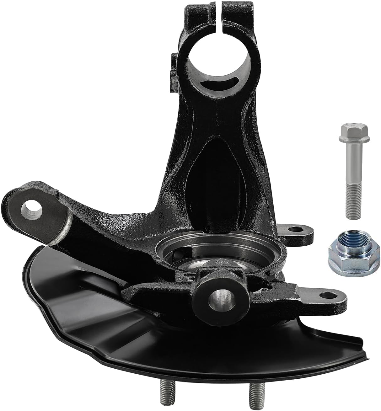 686-431 Front Left Steering Knuckle Assembly Compatibe with Honda Civic 2016-2021, Only For Coupe Sedan FWD Model, Not For Hatchback, Driver Side