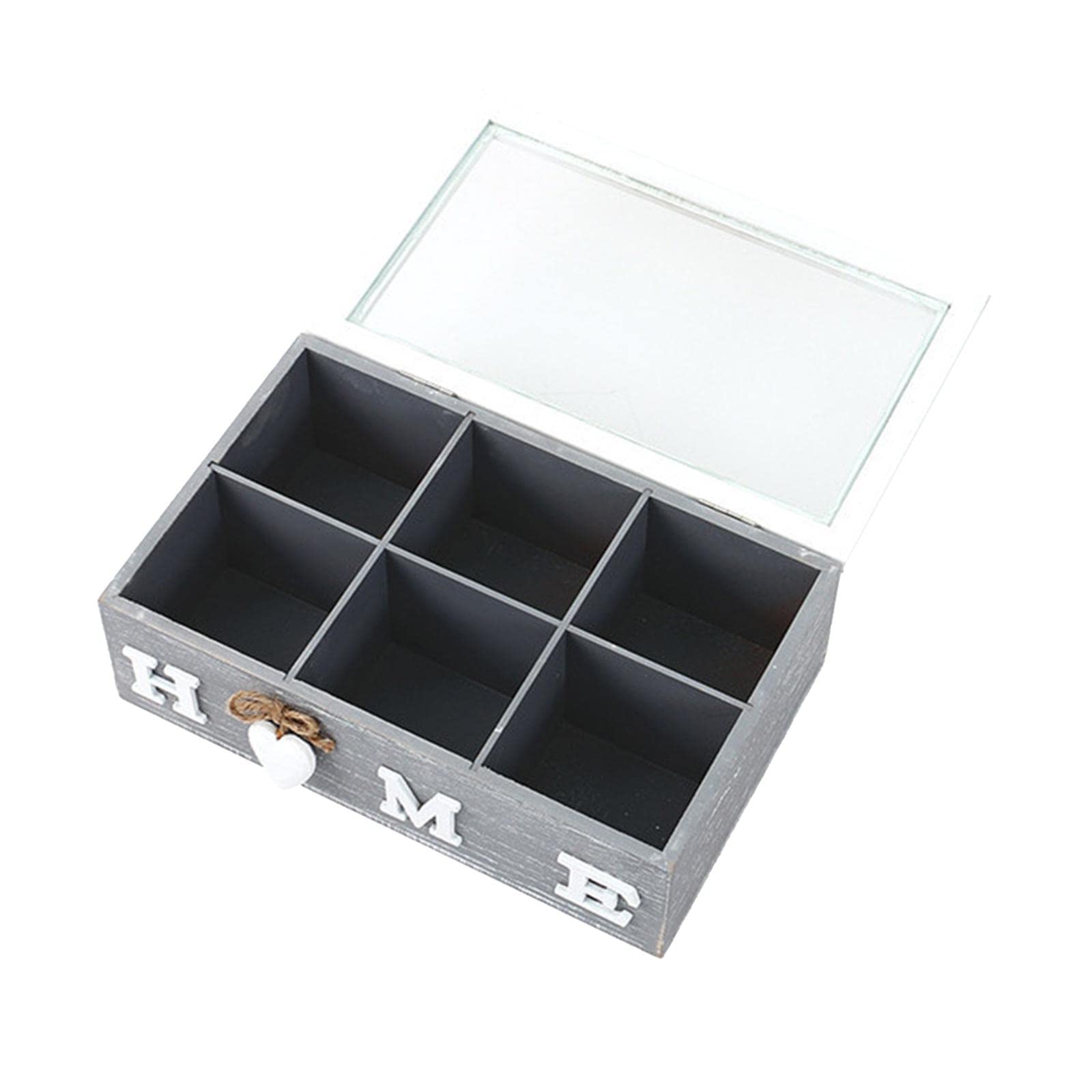 Enakshi® Reusable Tea Storage Chests Tea Box Organiser for Cabinet Countertop 6 Grids|Home & Garden | Household Supplies & Cleaning | Home Organization | Other Home Organization-image-33