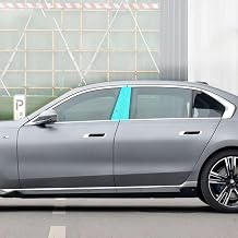 Car Exterior A/B Window Pillar Anti Scratch Transparent TPU Protection Film,for BMW G70 i7 Series 7 2023