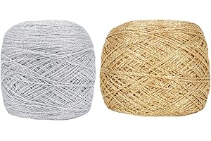 Clisil 50gram Silver Lurex Gold Yarn Metallic Yarn