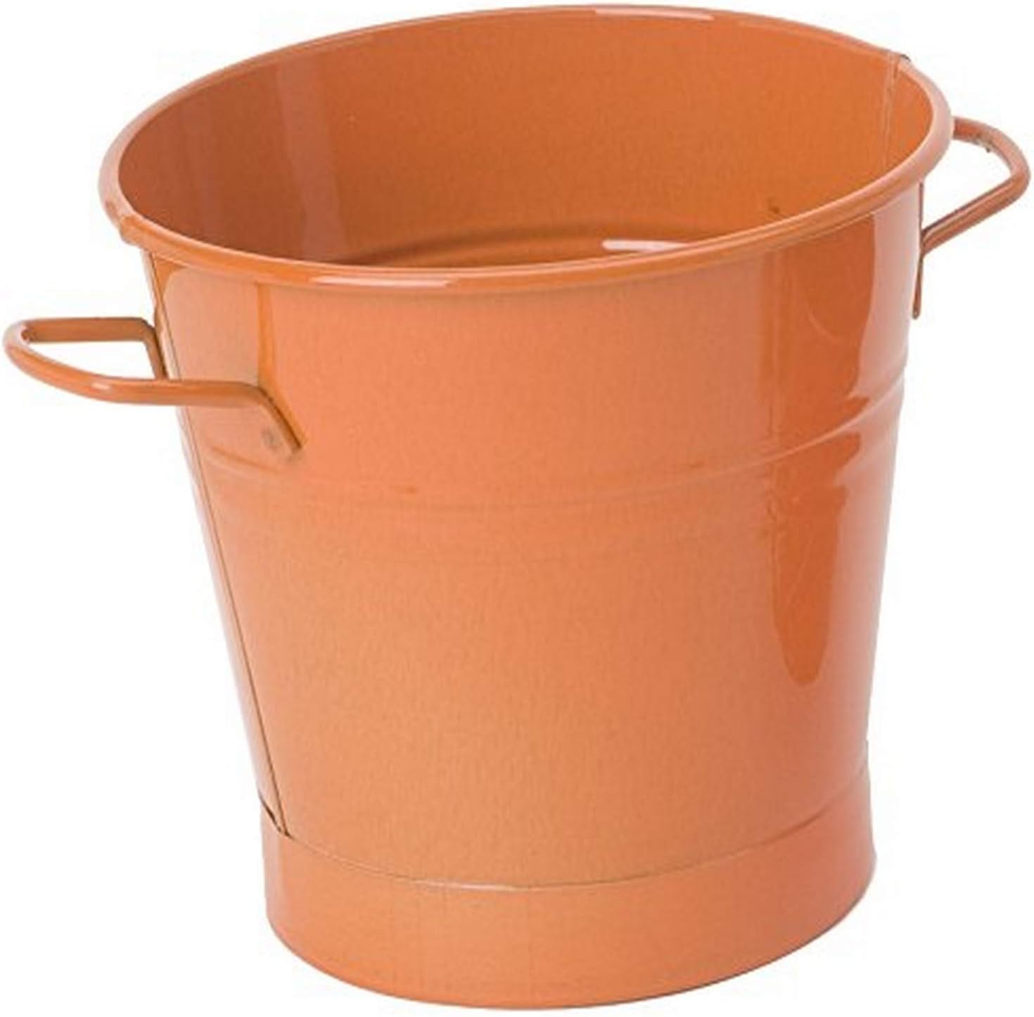 HIT 6051E TA Enameled Galvanized Planter 9 x 9