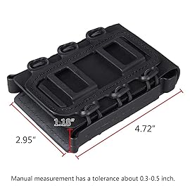 IDOGEAR Mag Pouch 5.56mm Rifle Magazine Pouches 7.62mm Molle Softshell Universal Mag Carrier for M4 AR15 M16 AK Magainzes Black