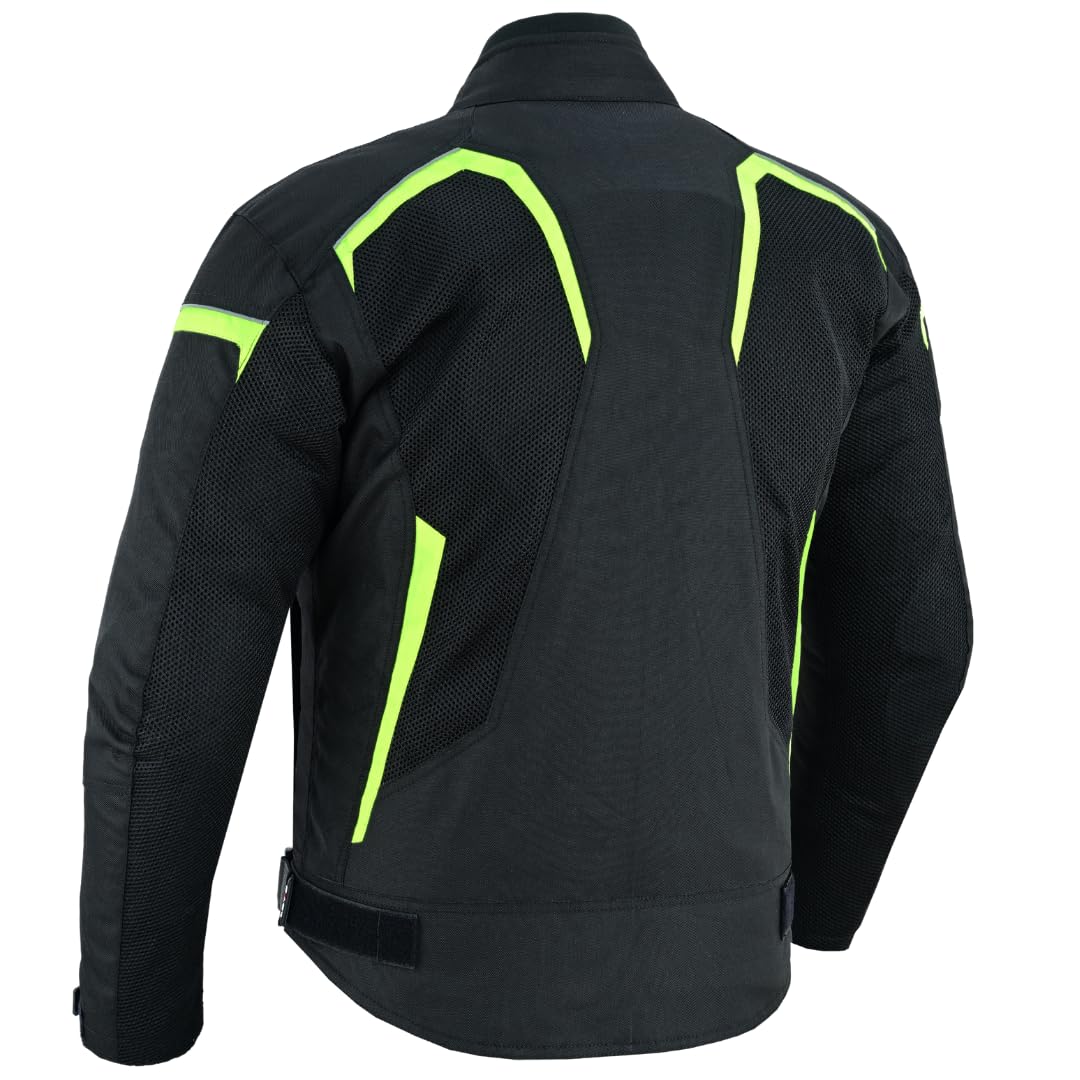LOVO - Chaqueta de Verano para Moto Perforada y Ligera - Chaqueta Moto Verano Unisex sin Forro - Chaqueta Verano Moto Hombre y Mujer - Alta Ventilación y Comodidad en Ruta - Alta Protección