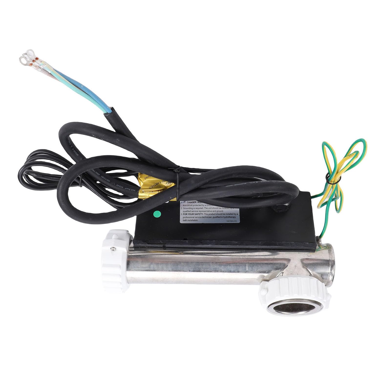 Sonew 3KW Wanna z Hydromasażem Termostat Grzejnik Regulator Temperatury Ogrzewania do Przenośnego Basenu Wanna SPA 1280L pojemność Stal Nierdzewna IPX5
