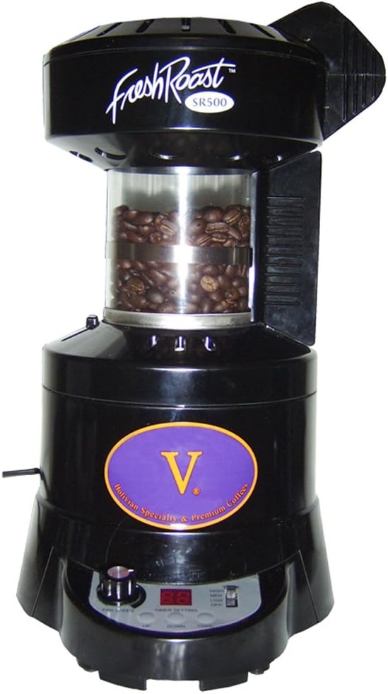 FreshRoast SR500 (4.6oz) Home Coffee Roaster + 1-lb Free Green Coffee