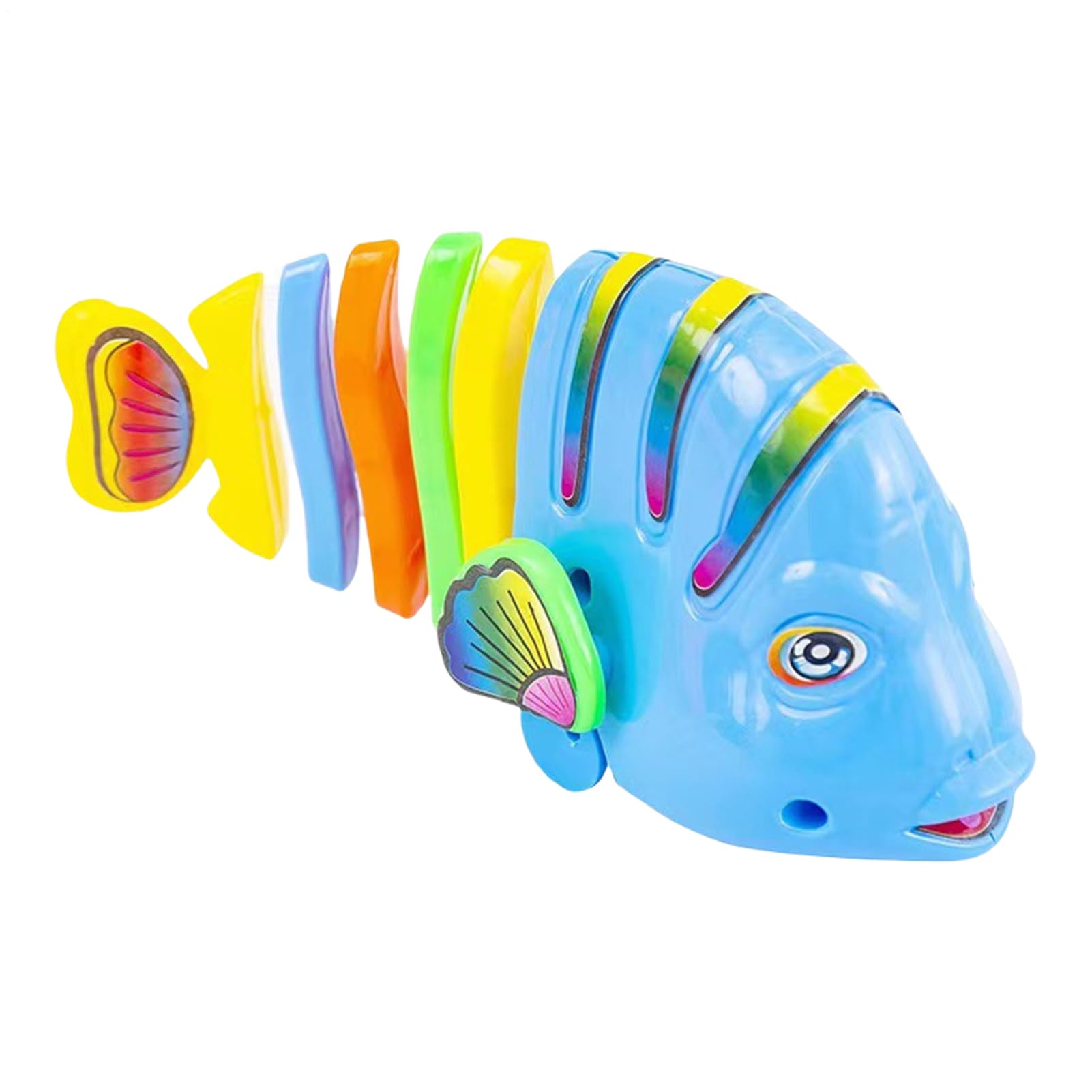 Juguetes acuáticos para Peces con Mecanismo de relojería | Juguetes para Peces con Cuerda para Mascotas | Juguetes de baño con Forma de de Cuerda,Wiggle Bathroom Play Juego Interactivo