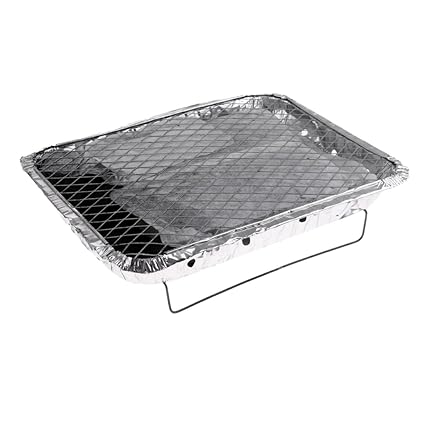 MILAAN Portable Outdoor Instant Disposable Barbecue Grill Charcoal BBQ Camping