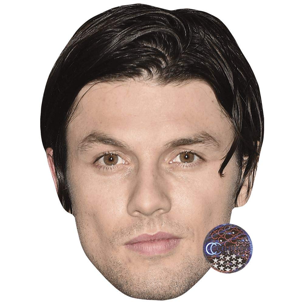 James Bay (Black Hair) Celebrity Mask, Flat Card Face, Fancy Dress Mask