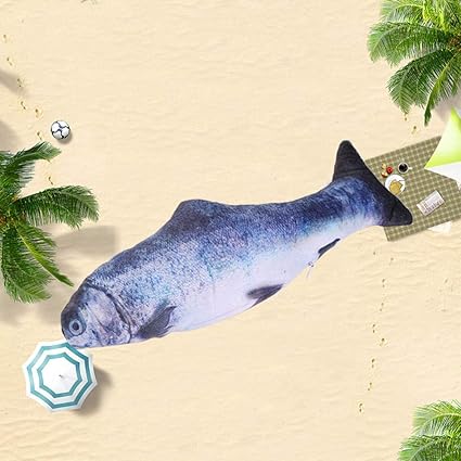 Eastbride Jouet Pour Chat Poisson Qui Bouge Jouet Chaton Jouet Cataire Resistant Aux Morsures Poisson Grenouille De Simulation Electrique Simulation Poissons En Peluche Amazon Fr Animalerie