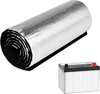 5mm Thickened Car Battery Blanket, 40"X7" Battery Wrap Heat Shield Barrier, High-Performance Thermal Protection for Automotive and Marine Batteries, Reduces Heat Damage And Improves Battery Life(1pcs)