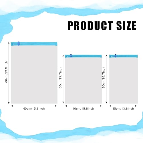 Miniatura 2 de 10 bolsas de compresión sin necesidad de vacío, 3 tamaños, bolsas de vacío de viaje para embalaje de equipaje, bolsa enrollable para ahorro de