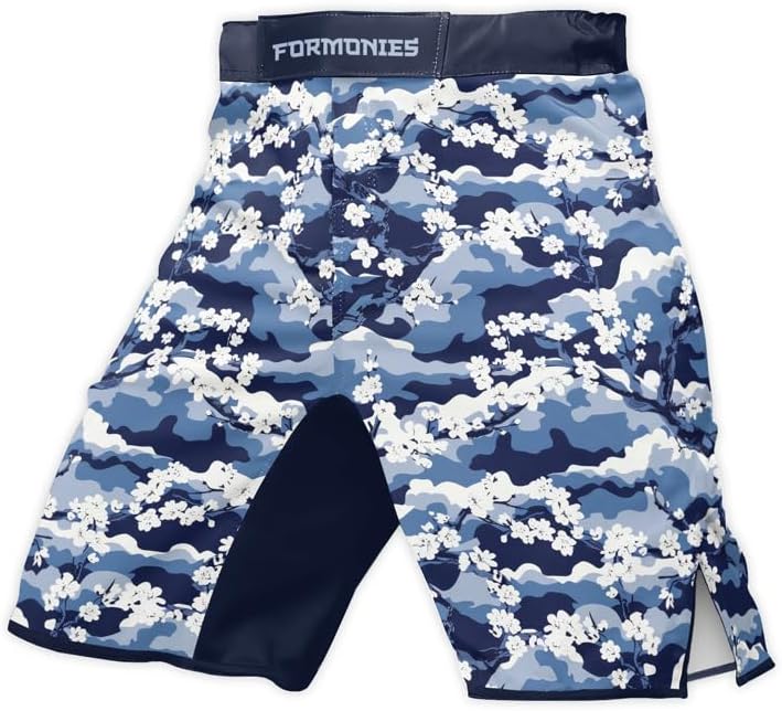 Camo Men's MMA Shorts for Workout Training - BJJ Fight Shorts for Jiu Jitsu Muay Thai Grappling