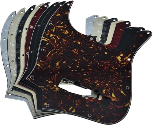 Miniatura 3 de KAISH Lefty Jazz J Bass Golpeador de 4 cuerdas para zurdos, color crema, 3 capas
