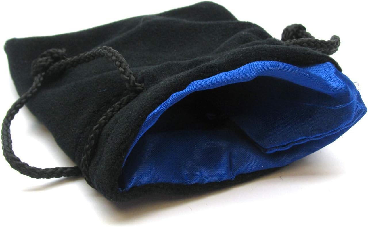 Koplow Games Blue Black Velvet Small Dice Bag