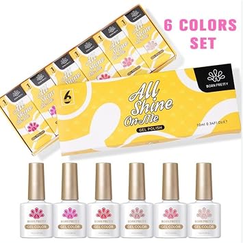 Tırnakmania Born Pretty Kalıcı Oje Seti 6 Adet/Set 05 (56156-05) 3566