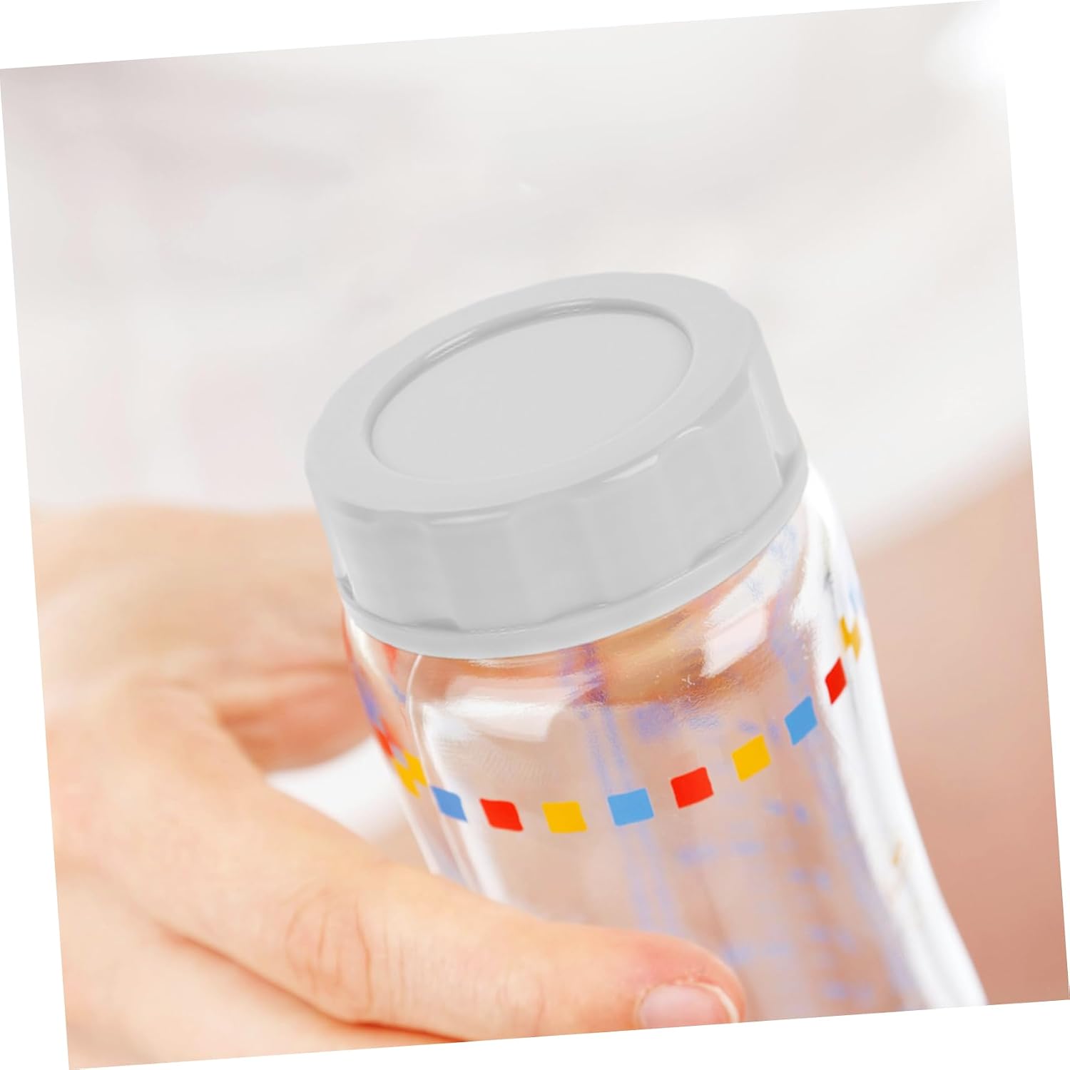 10pcs Leak Wide Mouth Bottle Lids for Breastmilk Storage Durable Caps with Airtight Seal for Easy Feeding and Maintenance for Travel and Everyday Use