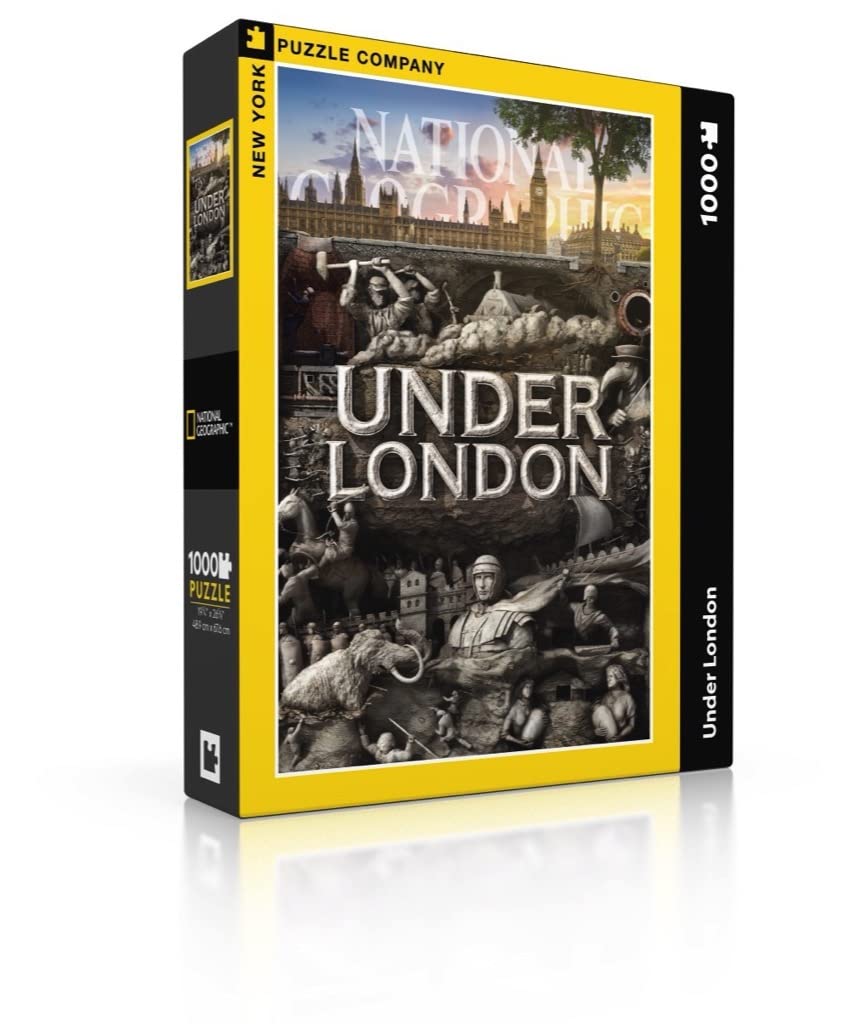 New York Puzzle Company - National Geographic Under London – Puzzle de 1000 pièces
