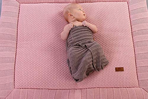 BO Baby's Only - Gebreid boxkleed Robust - Parklegger - Speelkleed - Oud Roze - 85x100 cm - Extra dik - Tweezijdig te gebruiken - Afbeelding 8