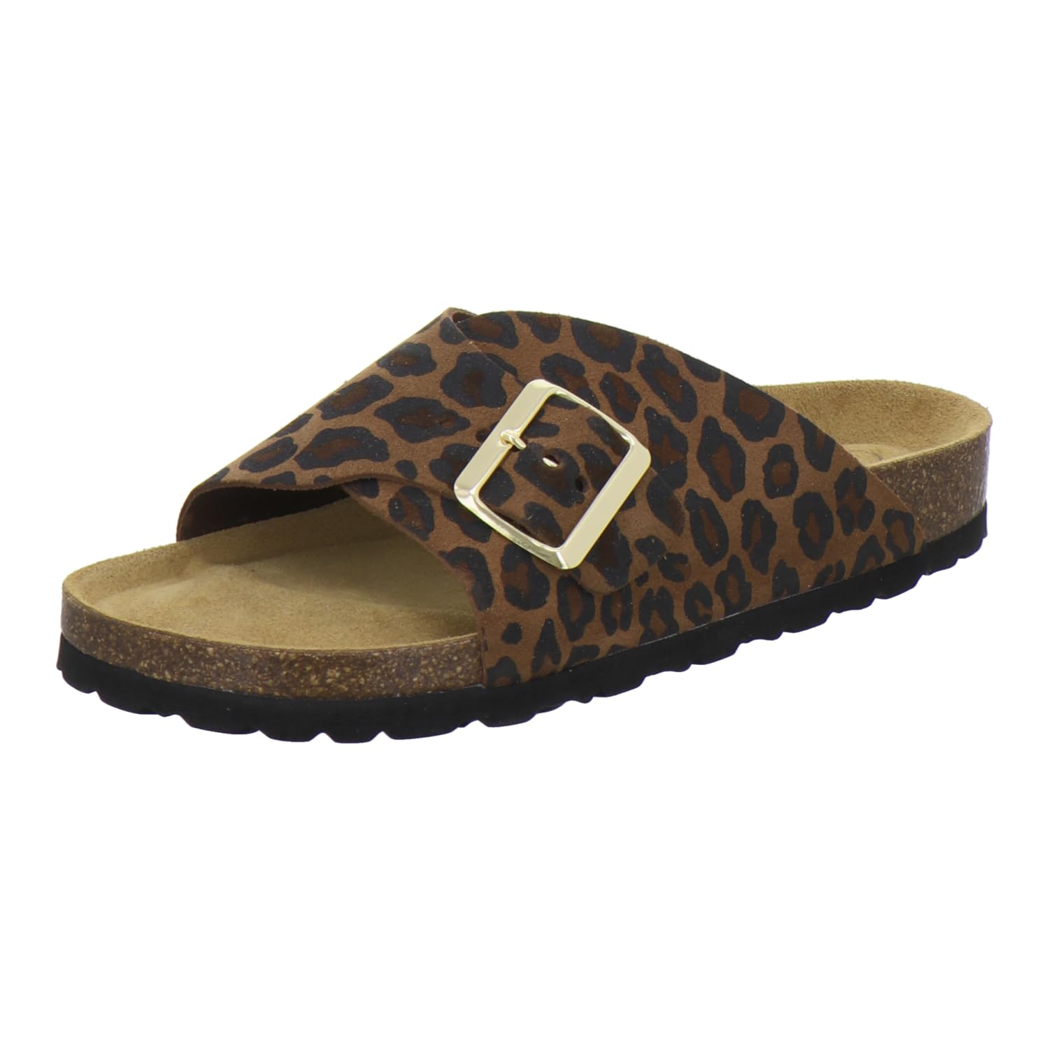AFS-Schuhe 2150 Sandalias de mujer de piel auténtica, sandalias de verano con hebilla grande, hechas a mano en Alemania