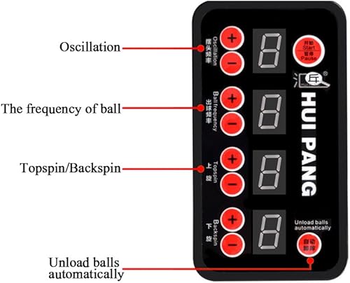 Vista 12 de ZXMOTO Robot de tenis de mesa Máquina automática de robot de ping pong para entrenamiento Robot de tenis de mesa Actualización Ping Pong Robot