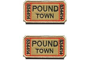 2 Packs Ticket to Pound Town Tactical Patch
