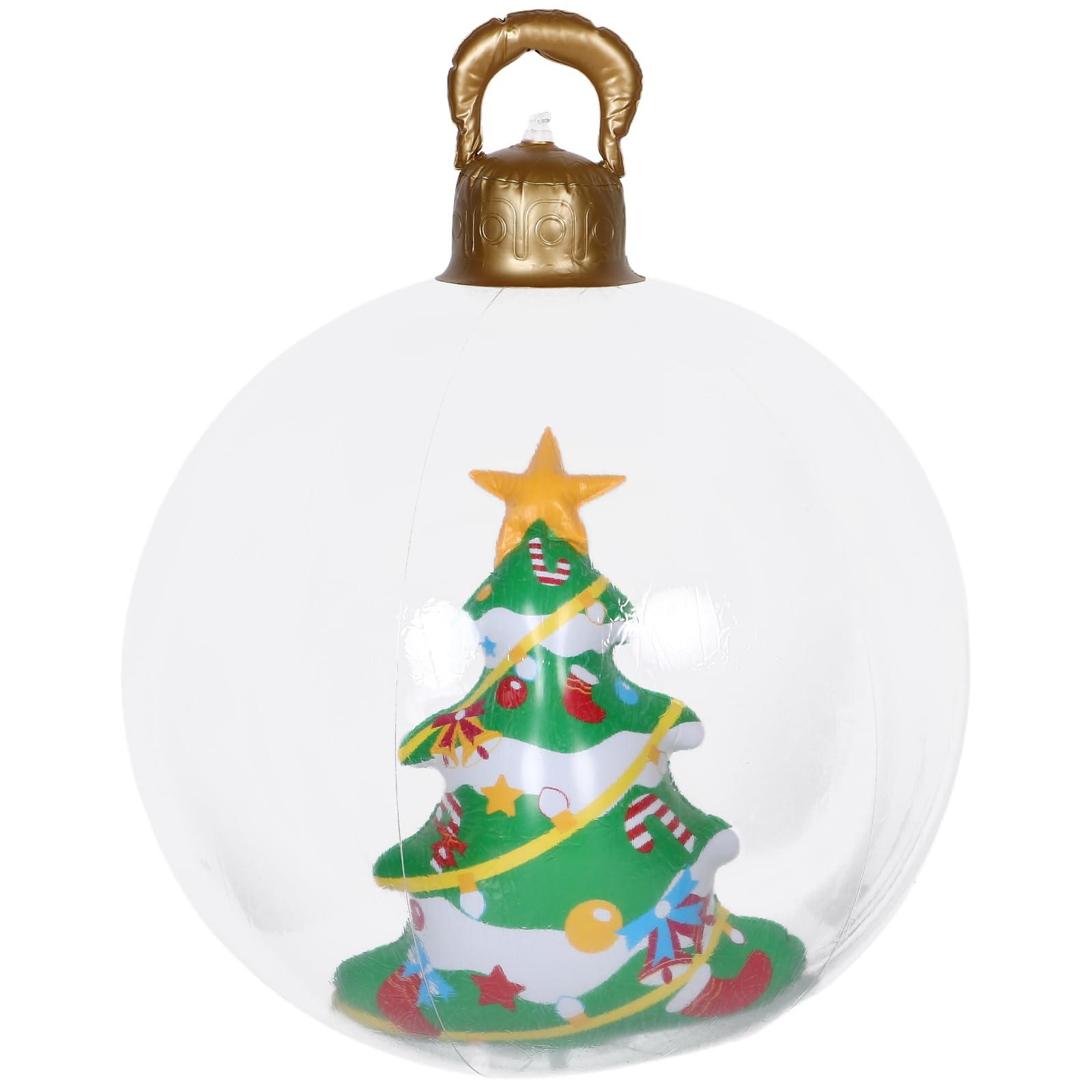 Boules de Noël gonflables pour habiller votre jardin et illuminer le porche aux fêtes