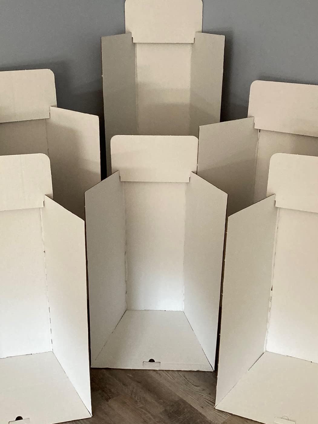 6 Pack White Trifold Display Board! Office Products