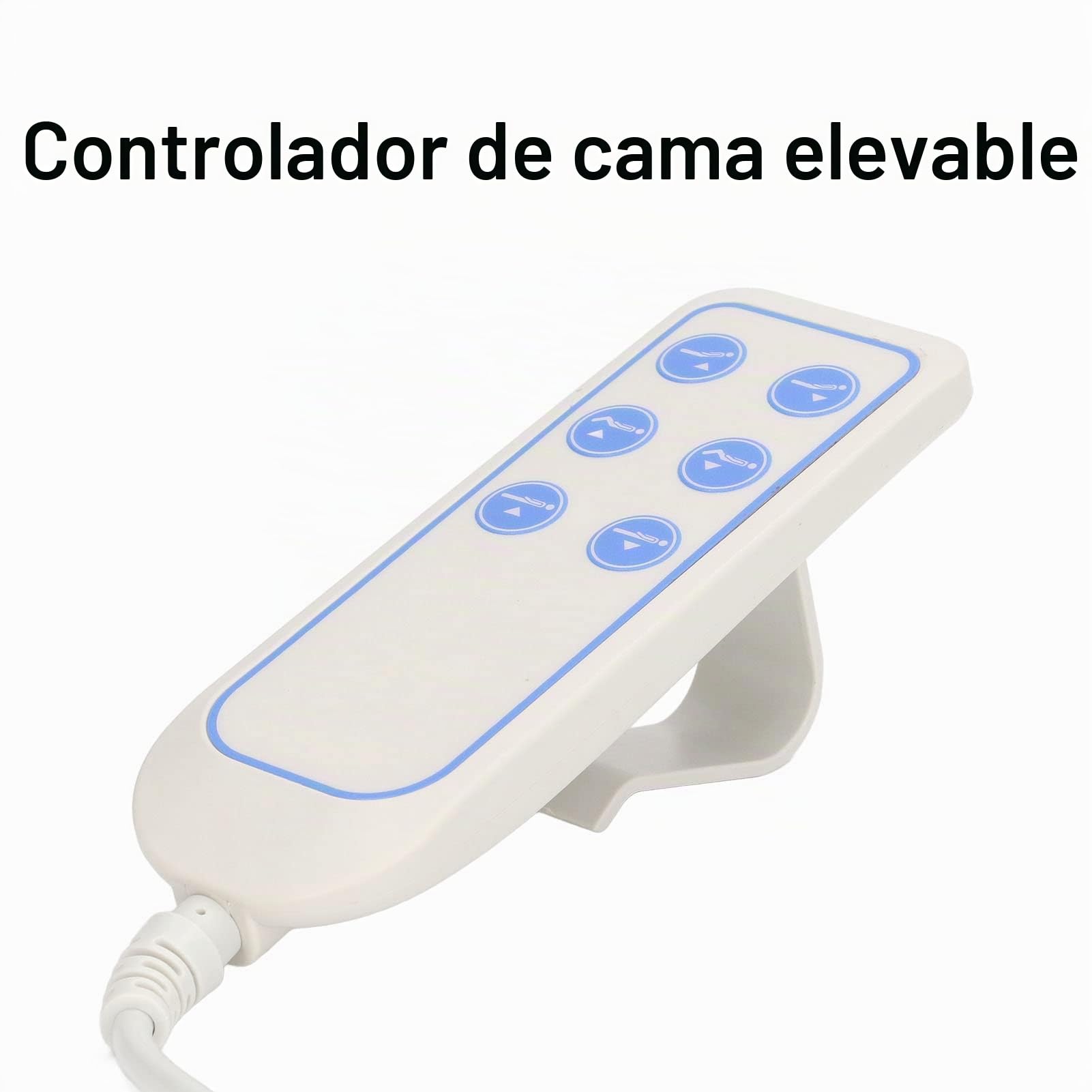 Ejoyous Mando a Distancia para Cama de Hospital, regulador eléctrico de 6 Botones, sillas Elevadoras, hospitales