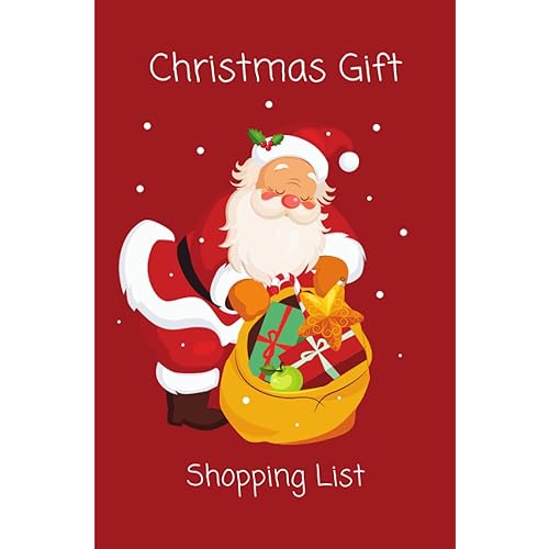 Christmas Gift Shopping List (Christmas List Shopping Notebook)