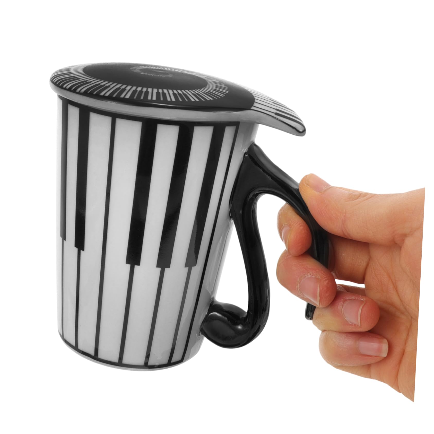Operitacx 4 Pz Coppa Della Musica Tazza D'acqua Decorativa Tazza Per Bere Acqua Tazza D'acqua Per Uso Quotidiano Delicata Tazza Di Latte Tazza Da Caffè Per Uso Domestico Ceramica