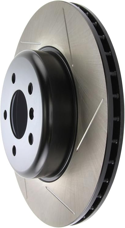 StopTech 126.34147SL Sport Slotted Brake Rotor; Rear Left