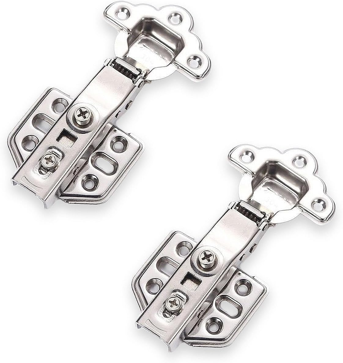 Full Overlay Soft Close Cabinet Hinges, 304 Stainless Steel 2 Pack ...