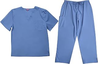 Tropi Men's Scrub Sets Uniforms for Men 6952-CEIL-L