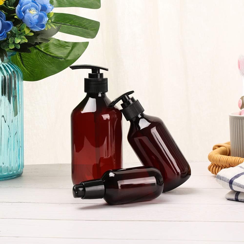 soap Dispenser,Bathroom Accessories, 100/200/500ML Liquid Soap Whipped Points Bottling Shampoo Lotion Home Shower Gel Foam Pump Bottles Hand Lotion Bottle (Color : Light Grey) (Color : Plum)
