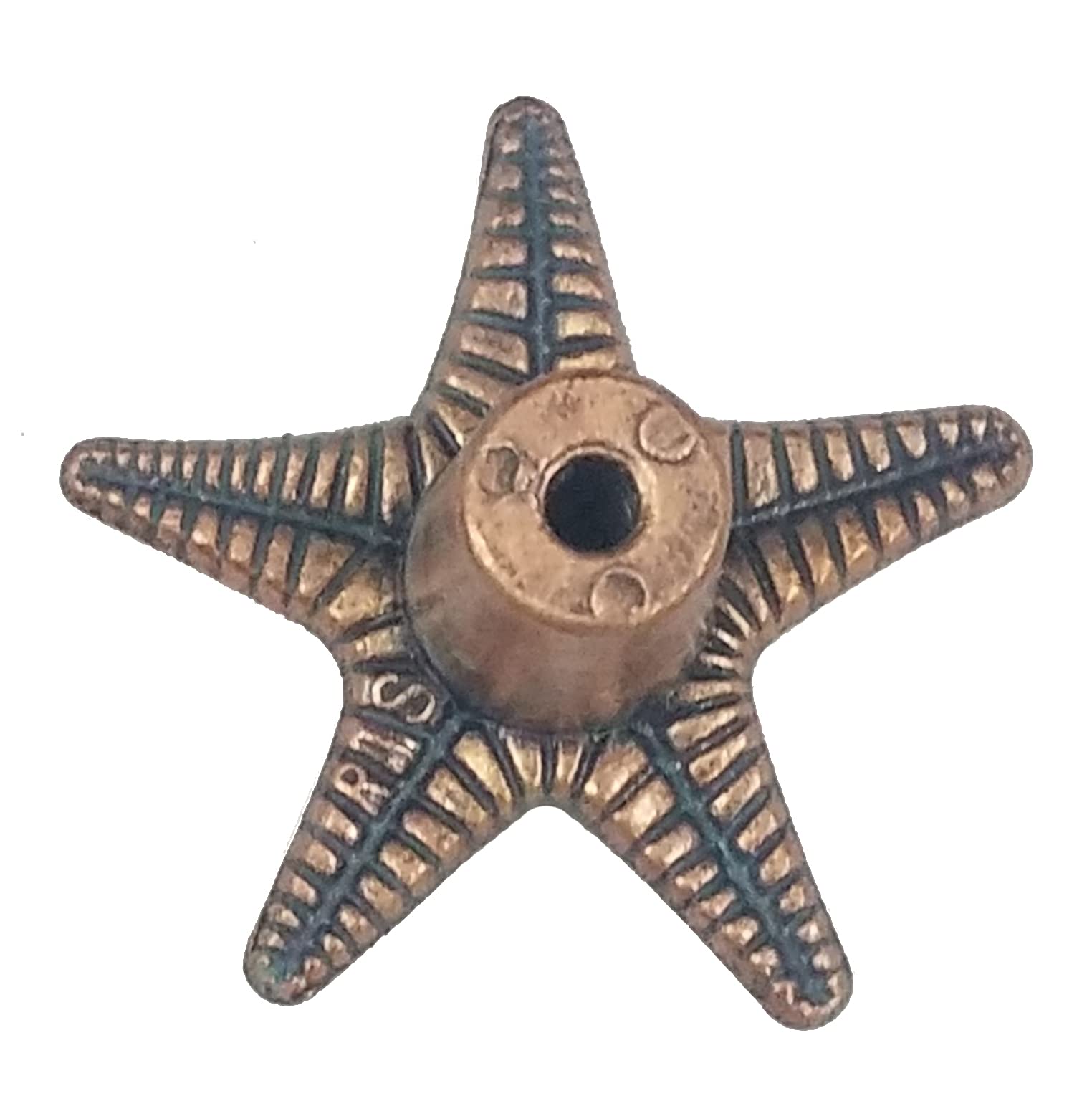 GENUINE TEXAS BRAND 1 Nautical Starfish Drawer Knob in Copper Patina