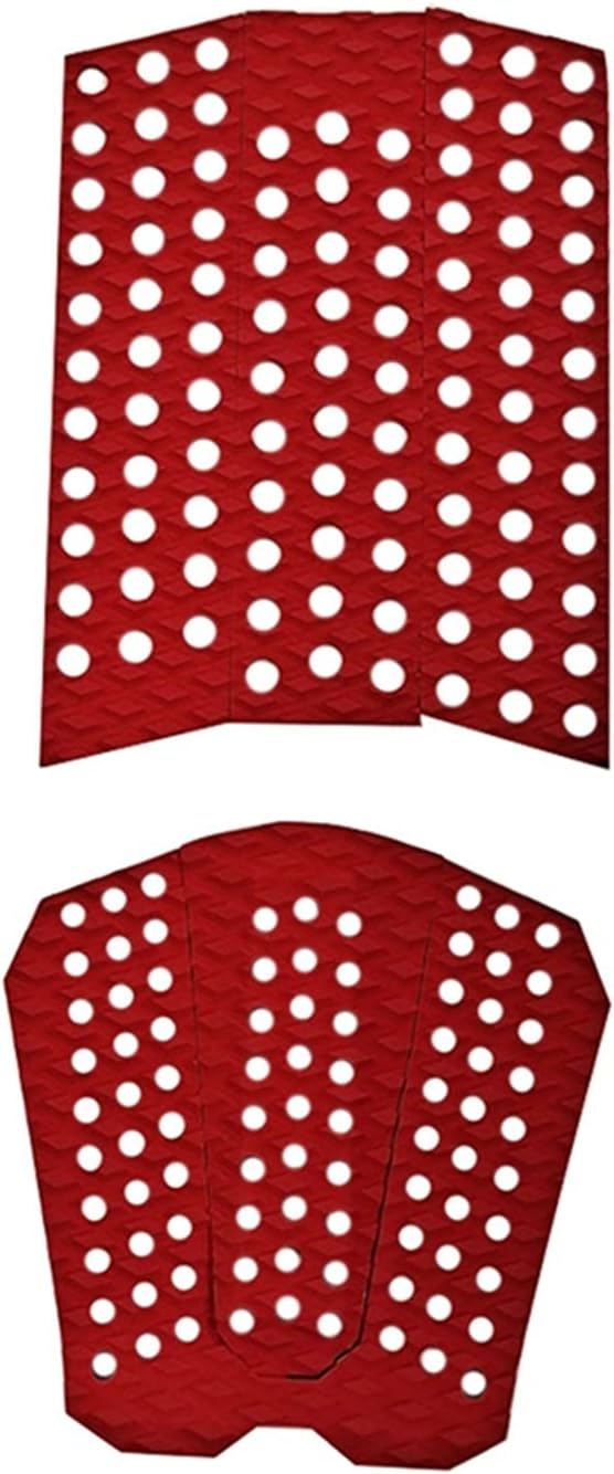 6 Pieces Surfboard EVA Deck Grip Pad Surf Traction Pad Front Pad and Tail Pad Full Set for Surfboard