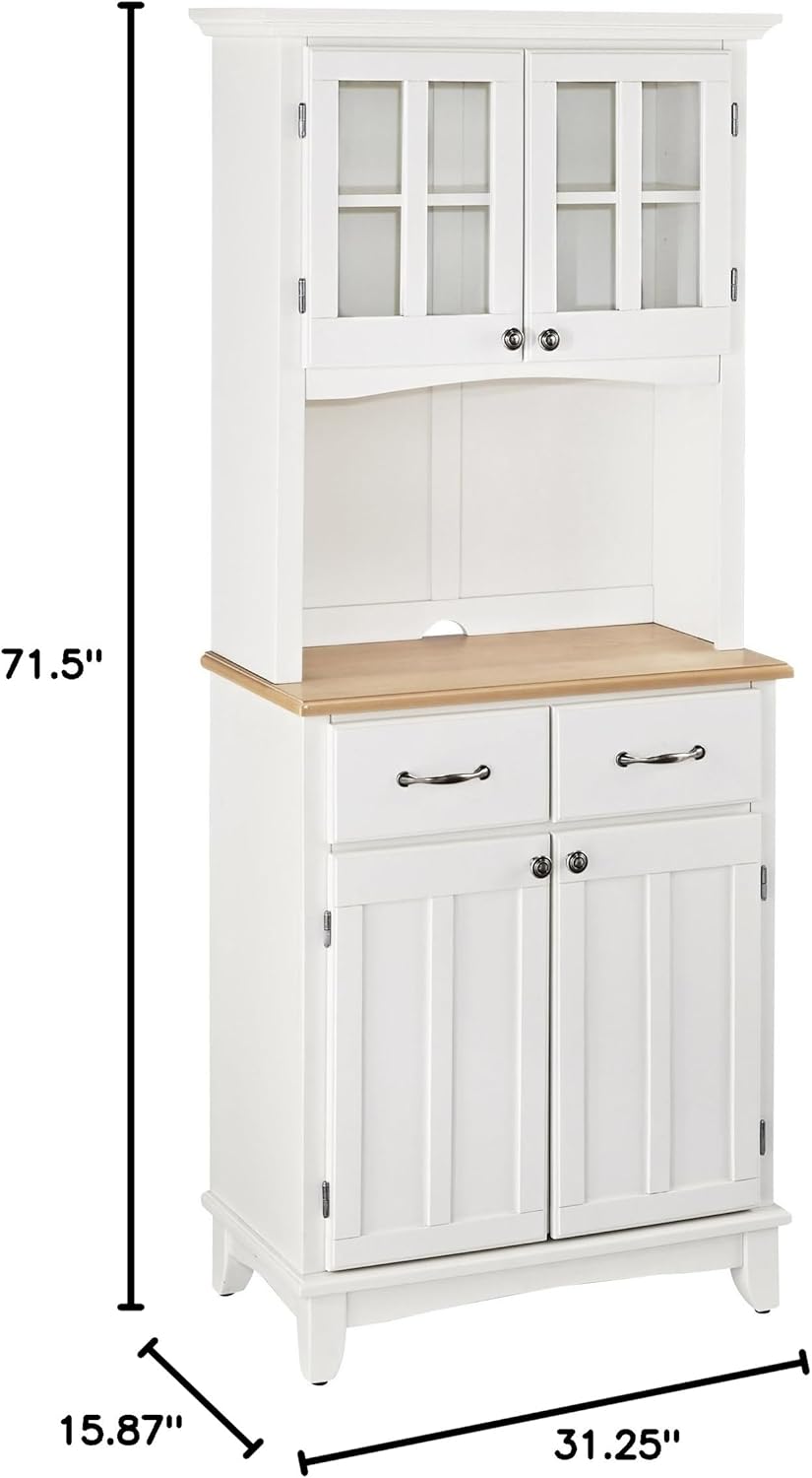 homestyles Buffet Of Buffets Off-White Buffet with Hutch
