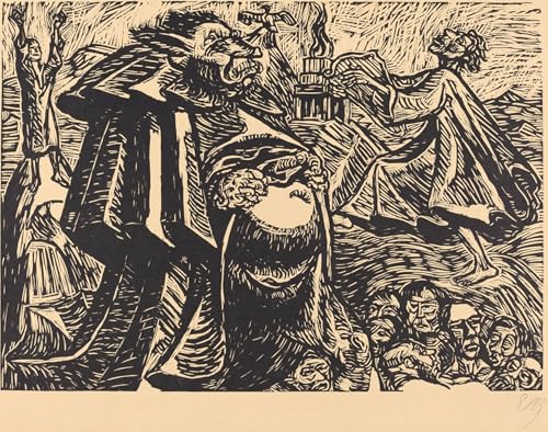 Ernst Barlach Peinture Huile God Belly Décoration Bureau Affiche Toile Moderne