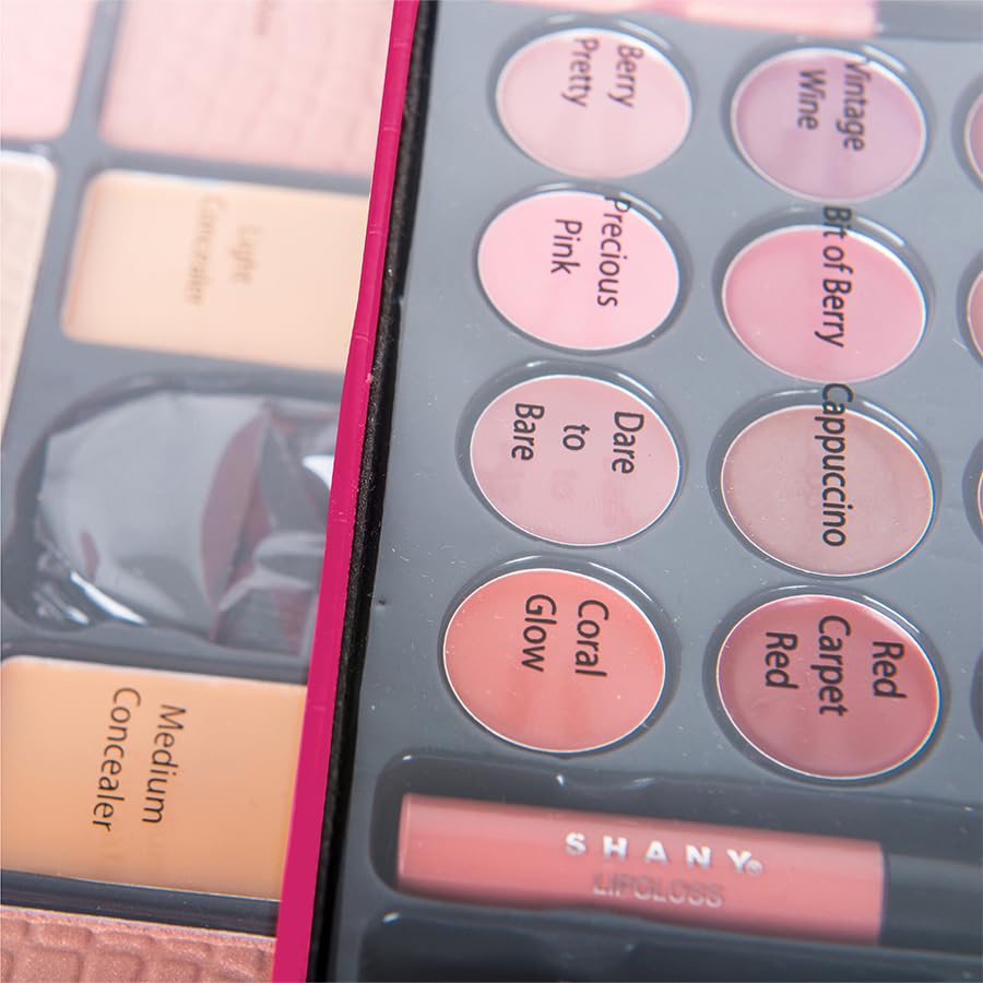 Miniatura 6 de SHANY Kit de maquillaje todo en uno (sombra de ojos, rubores, polvo facial, lápiz labial, delineadores de ojos, lápices de maquillaje y espejo de