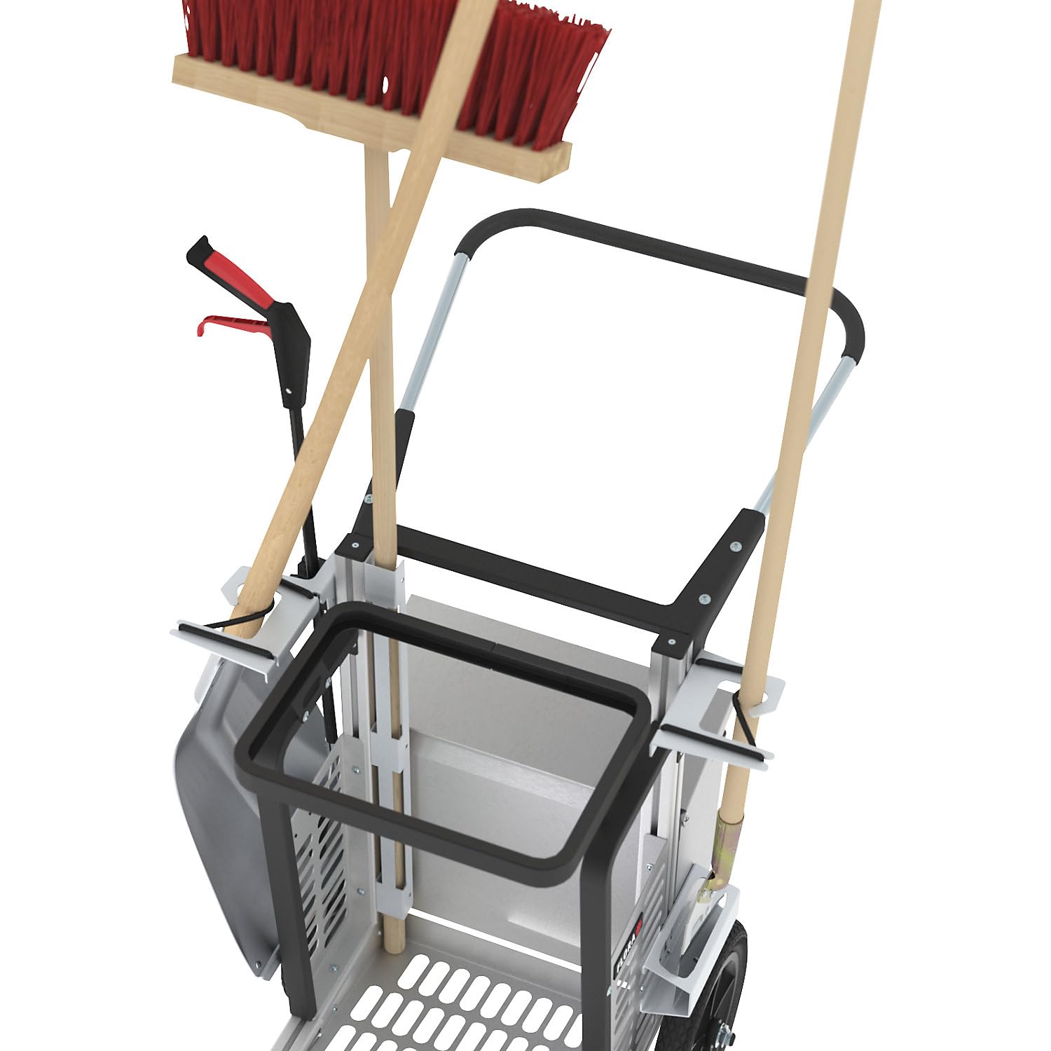 Produktbild von FLORA Picobello Compact Abfallsammelwagen – 120 L, Stabil & Nachhaltig Für Die Kommunale Reinigung