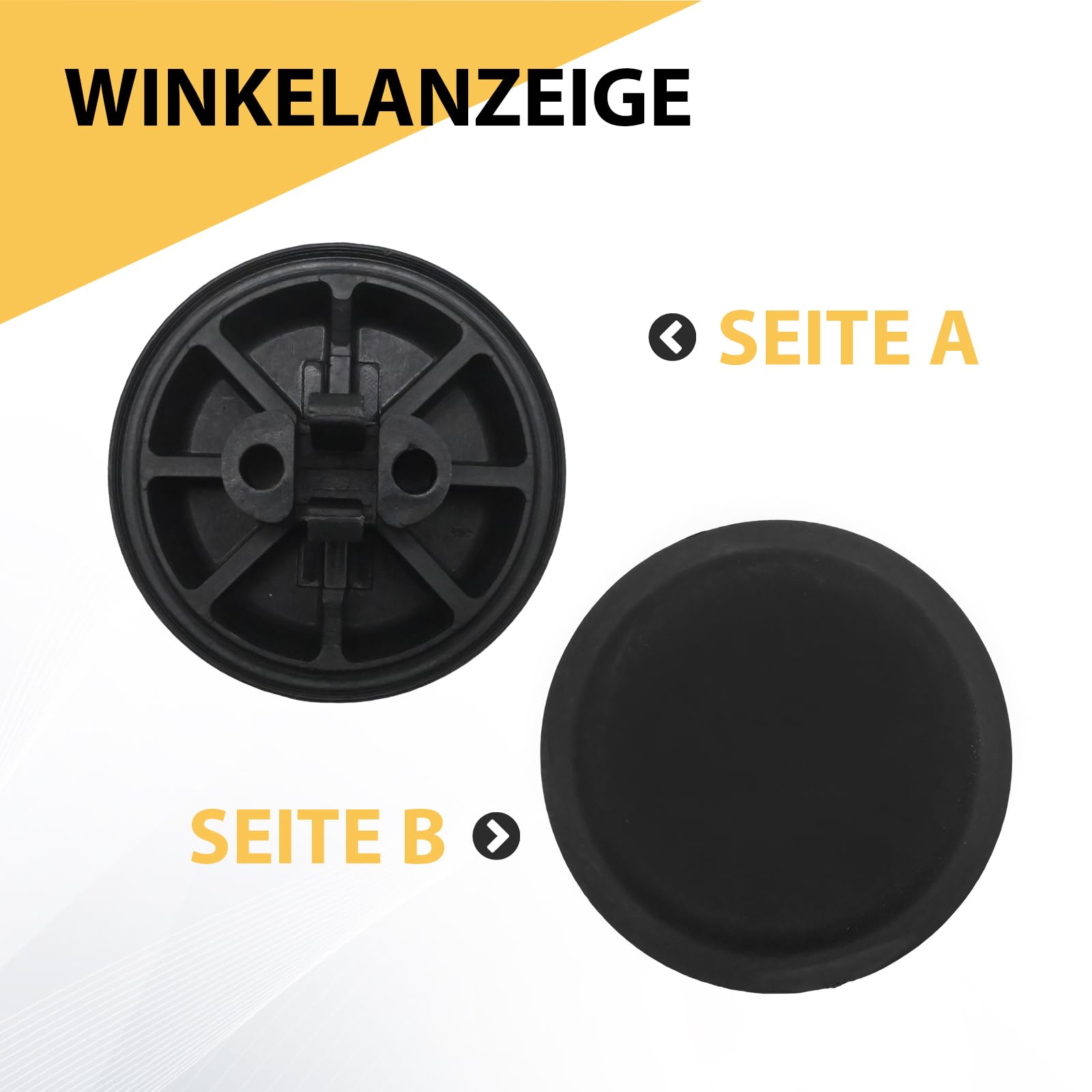 4 pezzi 51711960752 inserto per cric in plastica, tappi di sostegno per BMW Serie 3 E36 320i, ricambio per BMW Serie 3 E36 318i Cabriolet, sostituisce 1960752 (4 pezzi)